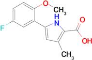 5-(5-Fluoro-2-methoxyphenyl)-3-methyl-1H-pyrrole-2-carboxylic acid