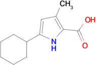 5-Cyclohexyl-3-methyl-1H-pyrrole-2-carboxylic acid