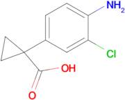 1-(4-Amino-3-chlorophenyl)cyclopropanecarboxylic acid