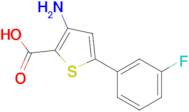 3-Amino-5-(3-fluorophenyl)thiophene-2-carboxylic acid