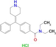 N,N-Diethyl-4-(phenyl(piperidin-4-ylidene)methyl)benzamide hydrochloride