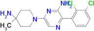 6-(4-AMINO-4-METHYLPIPERIDIN-1-YL)-3-(2,3-DICHLOROPHENYL)PYRAZIN-2-AMINE