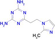 6-(2-(2-Methyl-1H-imidazol-1-yl)ethyl)-1,3,5-triazine-2,4-diamine
