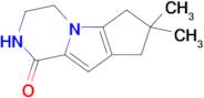 7,7-Dimethyl-2,3,4,6,7,8-hexahydro-1H-cyclopenta[4,5]pyrrolo[1,2-a]pyrazin-1-one