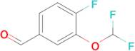 3-(Difluoromethoxy)-4-fluorobenzaldehyde