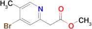 Methyl 2-(4-bromo-5-methylpyridin-2-yl)acetate