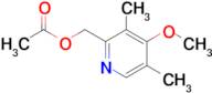 (4-Methoxy-3,5-dimethylpyridin-2-yl)methyl acetate