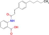 2-(3-(4-Pentylphenyl)acrylamido)benzoic acid