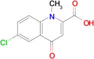 6-Chloro-1-methyl-4-oxo-1,4-dihydroquinoline-2-carboxylic acid