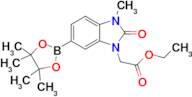 Ethyl 2-(3-methyl-2-oxo-6-(4,4,5,5-tetramethyl-1,3,2-dioxaborolan-2-yl)-2,3-dihydro-1H-benzo[d]imidazol-1-yl)acetate