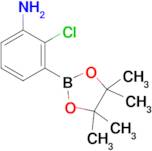 2-Chloro-3-(4,4,5,5-tetramethyl-1,3,2-dioxaborolan-2-yl)aniline