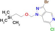 3-Bromo-6-chloro-1-((2-(trimethylsilyl)ethoxy)methyl)-1H-pyrazolo[4,3-c]pyridine