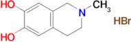 2-Methyl-1,2,3,4-tetrahydroisoquinoline-6,7-diol hydrobromide