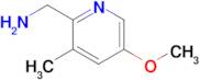 (5-Methoxy-3-methylpyridin-2-yl)methanamine