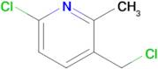 6-Chloro-3-(chloromethyl)-2-methylpyridine