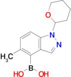 [5-Methyl-1-(oxan-2-yl)-1H-indazol-4-yl]boronic acid