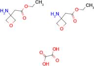 ethyl 2-(3-aminooxetan-3-yl)acetate hemioxalate