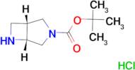 tert-butyl (1R,5R)-3,6-diazabicyclo[3.2.0]heptane-3-carboxylate hydrochloride