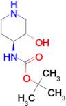 tert-butyl N-[(3S,4S)-3-hydroxypiperidin-4-yl]carbamate