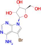 (2R,3R,4S,5R)-2-(4-Amino-5-bromo-7H-pyrrolo[2,3-d]pyrimidin-7-yl)-5-(hydroxymethyl)tetrahydrofuran…