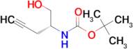 (R)-tert-Butyl (1-hydroxypent-4-yn-2-yl)carbamate