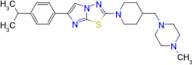 6-(4-isopropylphenyl)-2-(4-((4-methylpiperazin-1-yl)methyl)piperidin-1-yl)imidazo[2,1-b][1,3,4]t...