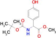 Methyl (2R)-2-{[(tert-butoxy)carbonyl]amino}-2-(4-hydroxyphenyl)acetate