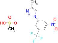 4-Methyl-1-(3-nitro-5-(trifluoromethyl)phenyl)-1H-imidazole methanesulfonate