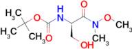 (R)-tert-Butyl (3-hydroxy-1-(methoxy(methyl)amino)-1-oxopropan-2-yl)carbamate