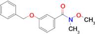 3-(Benzyloxy)-N-methoxy-N-methylbenzamide