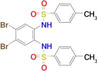 N-(4,5-DIBROMO-2-([(4-METHYLPHENYL)SULFONYL]AMINO)PHENYL)-4-METHYLBENZENESULFONAMIDE