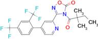 3-[4-(2,4-Bis-trifluoromethyl-phenyl)-pyridin-2-yl]-4-(2,2-dimethyl-butyryl)-4H-[1,2,4]oxadiazol...