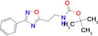 [2-(3-Phenyl-[1,2,4]oxadiazol-5-yl)-ethyl]-carbamic acid tert-butyl ester