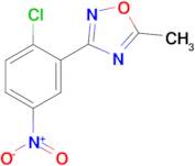 3-(2-Chloro-5-nitro-phenyl)-5-methyl-[1,2,4]oxadiazole