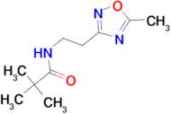 2,2-Dimethyl-N-[2-(5-methyl-[1,2,4]oxadiazol-3-yl)-ethyl]-propionamide