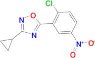 5-(2-Chloro-5-nitro-phenyl)-3-cyclopropyl-[1,2,4]oxadiazole