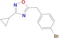 5-(4-Bromo-benzyl)-3-cyclopropyl-[1,2,4]oxadiazole