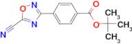 4-(5-Cyano-[1,2,4]oxadiazol-3-yl)-benzoic acid tert-butyl ester