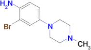2-Bromo-4-(4-methyl-piperazin-1-yl)-phenylamine