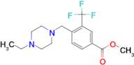 4-(4-Ethyl-piperazin-1-ylmethyl)-3-trifluoromethyl-benzoic acid methyl ester