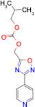 Carbonic acid isobutyl ester 3-pyridin-4-yl-[1,2,4]oxadiazol-5-ylmethyl ester