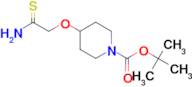 4-Thiocarbamoylmethoxy-piperidine-1-carboxylic acid tert-butyl ester