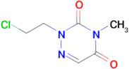 2-(2-Chloro-ethyl)-4-methyl-2H-[1,2,4]triazine-3,5-dione