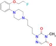 2-(4-{4-[2-(2-Fluoro-ethoxy)-phenyl]-piperazin-1-yl}-butyl)-4-methyl-2H-[1,2,4]triazine-3,5-dione