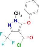 1-Methyl-5-phenoxy-3-trifluoromethyl-1H-pyrazole-4-carbonyl chloride