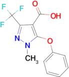 1-Methyl-5-phenoxy-3-trifluoromethyl-1H-pyrazole-4-carboxylic acid