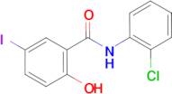 N-(2-Chloro-phenyl)-2-hydroxy-5-iodo-benzamide