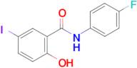 N-(4-Fluoro-phenyl)-2-hydroxy-5-iodo-benzamide