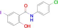 N-(4-Chloro-phenyl)-2-hydroxy-5-iodo-benzamide