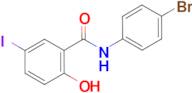 N-(4-Bromo-phenyl)-2-hydroxy-5-iodo-benzamide